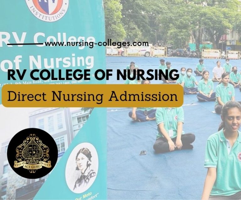 RV College of Nursing Direct Admission for B.Sc. Nursing via Management Quota