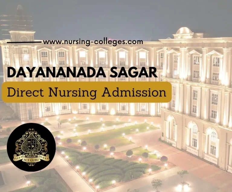 Dayananda Sagar College of Nursing Direct Admission
